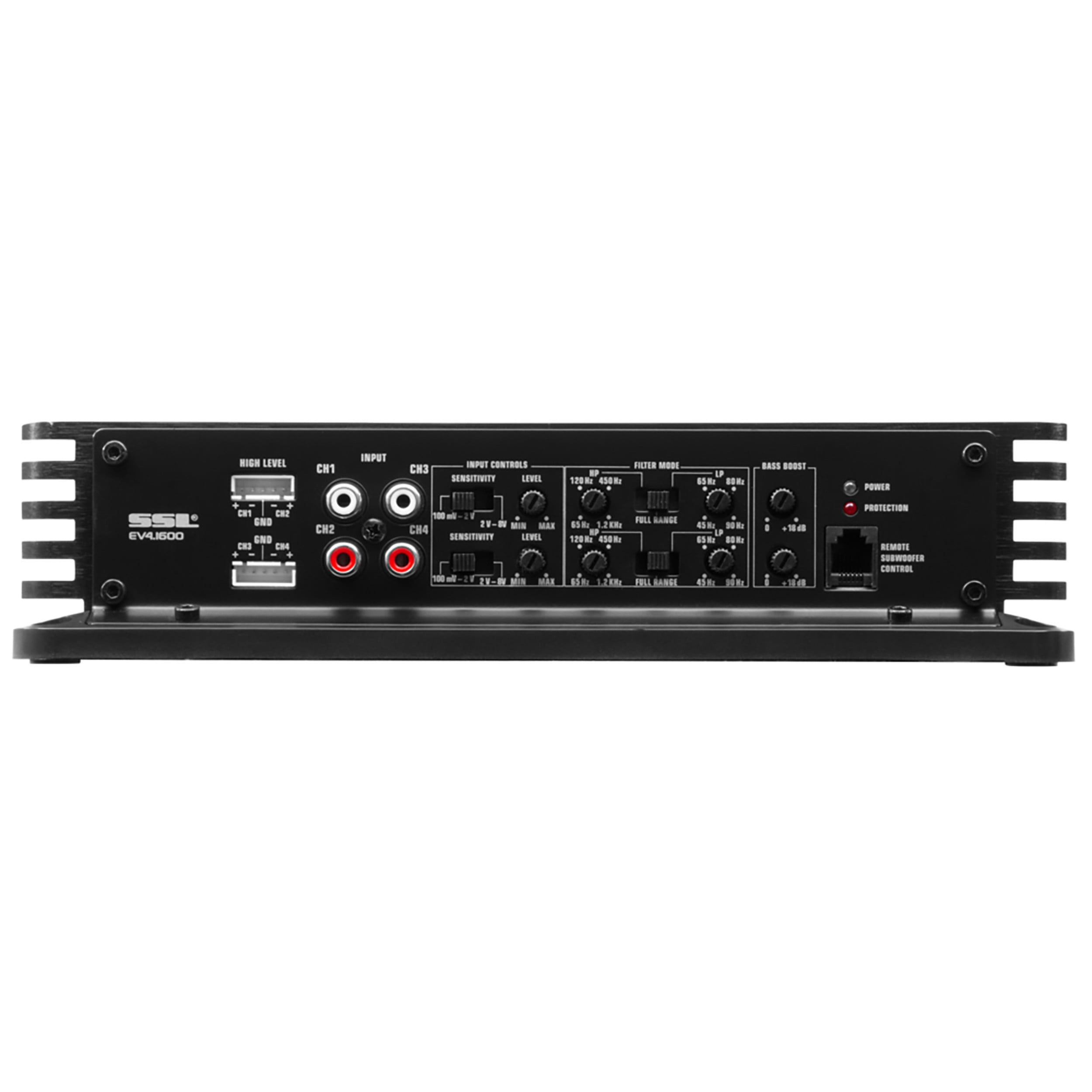 Sound Storm Laboratories EV4.1600 4 Channel 1600 Watt Car Amplifier, Bridgeable