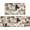 Coffee, variant on Coffee Kitchen Rug Set of 2, Vintage Coffee Kitchen Decorative Floor Mats for Kitchen Sink Laundry Room, 17x30+17x47 Inch