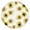 No.055, variant on 44in Round Tablecloth with Elastic Edge, Waterproof Fitted Table Cover for 36-44" Tables, Floral Theme Polyester Reusable Table Cloths Wipe Clean for Picnic, Dining, Outdoor Use and Party Decor