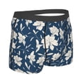 thumbnail image 2 of KLL Lilies Flowers Men's Cotton Boxer Briefs Underwear-Medium, 2 of 8