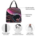 thumbnail image 4 of Salouo Bird 2 for Unisex Lunch Bag Leakproof Lunch Tote Large Capacity Reusable Insulated Lunch Box Cooler Lunch Container for Work/Office/Picnic/Travel-Black, 4 of 8