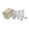 thumbnail image 1 of 6 uds tarros de especias para acampar Zulema Botella de condimentos Almacenamiento de aceite especias portátiles Beige bolsa de especias, 1 of 8
