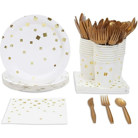 Gold Paper Plates