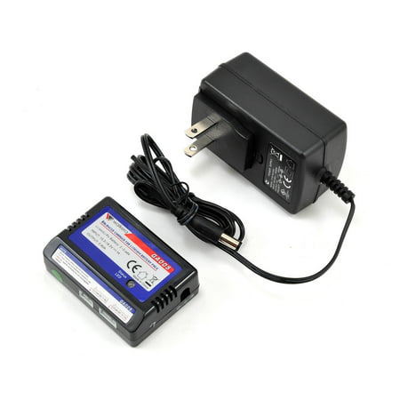 HobbyFlip Battery Auto Shut-Off Charger LiPo 2S 3S 7.4v-11.1v 05#4-Z-23 GA005 Compatible with Walkera QR (Best 3s Lipo Charger)