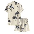 thumbnail image 6 of CHUMUD Men's Hawaiian Matching Set Summer Outerwear Beach 2 Piece Vacation Outfits Tropical print Shirts and Shorts, 6 of 6
