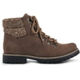 thumbnail image 2 of Cliffs by White Mountain Pathfield Women's Ankle Boots Color: Cognac Suedette Size: 11, 2 of 6