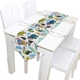 thumbnail image 5 of ColourLife Table Runner Ethnic Animals Washable Table Cloth Runner for Holiday Home Wedding Table Top Decoration 13x70 Inches, 5 of 5