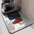 thumbnail image 3 of Washable Rubber Boho Style Vintage Floral Dish Drying Mats for Kitchen Counter Home Large Coffee Bar Pad Accessories and Decor for Utensils Stemware 18''x24'', 3 of 6