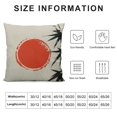 thumbnail image 6 of Nawypu Leaves and Red Sun Pillow Covers, Traditional Japanese Ink Painting Pillow Case Cushion Cover for Sofa Couch Decor,2 Pcs, 6 of 6