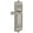 Satin Nickel, variant on Grandeur 807629 Windsor Solid Brass Rose Right Handed Passage Door Lever Set - Brass