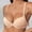 Beige, variant on Womens Low Back Bra Seamless Multiway Bralette Backless Bras Soft Spaghetti Thin Strap Wireless Bra