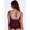 thumbnail image 2 of No Boundaries Beaded Lace Flyaway Top, Women's XS-3XL, 2 of 4