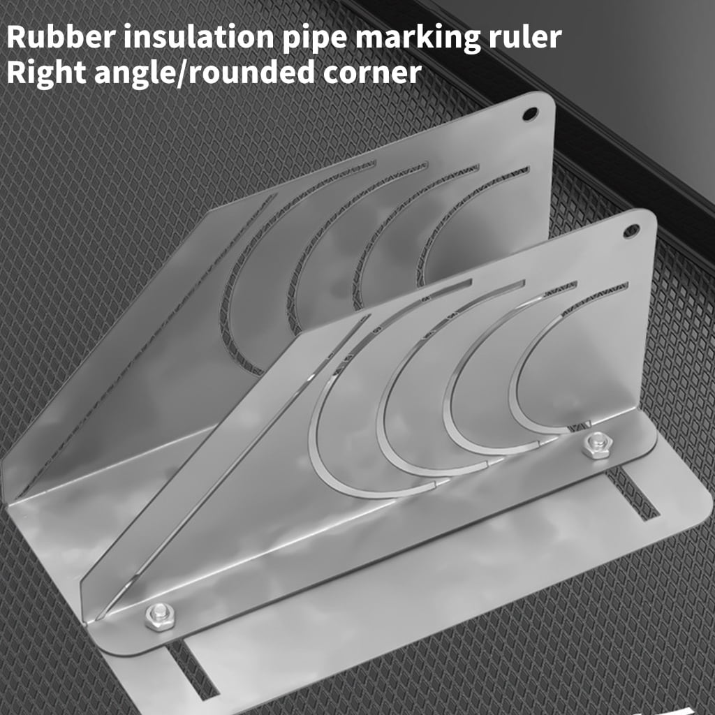 Adjustable 45° Rubber Pipe Insulation Cutter Guide for Home Industrial Projects