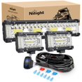 thumbnail image 1 of Set de barras de luz LED Nilight Side Shooter de 30 cm con 2 cápsulas, 1 of 9