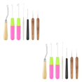 thumbnail image 3 of Ruiboury Dreadlocks Crochet Hooks Hair Weaving Tool Hair Braid Making Carpet for Style A 2Set, 3 of 6