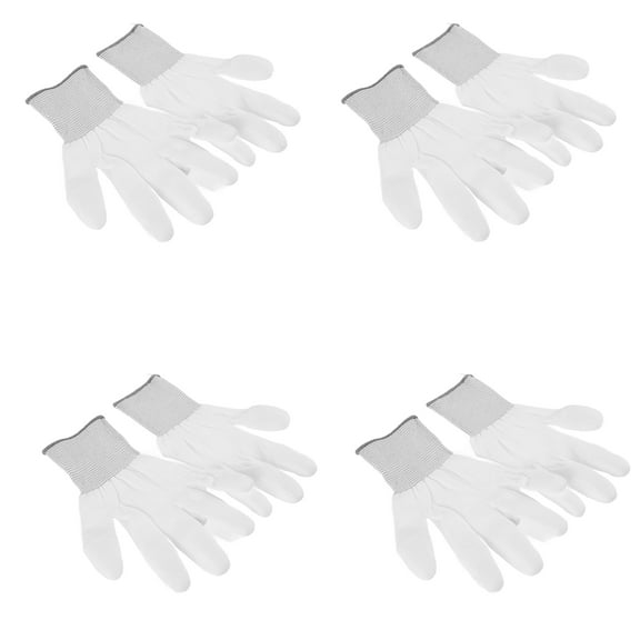 FOMIYES Staff Quilting Gloves Grey 12Pairs 7.7X4.5X0.4In