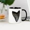 thumbnail image 3 of CafePress - Megalodon Tooth Mug - 11 oz Ceramic Mug - Novelty Coffee Tea Cup, 3 of 4