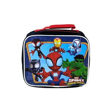 Spidey & Friends Insulated Lunch Bag Marvel Superhero Spider-Man Hulk