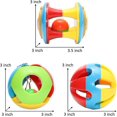 thumbnail image 2 of Bird Hanging Ball With Bell Colorful Chewing Treat Toy For Parrot Parakeet Cockatiel Conure Lovebird Dog Puppy Cat, 2 of 4