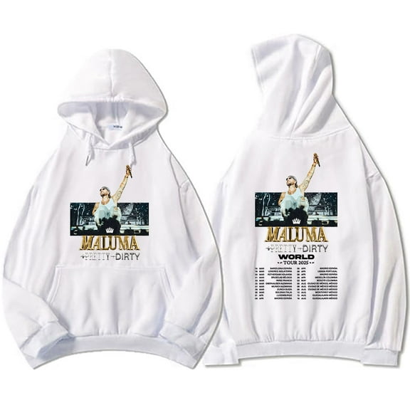 Maluma Europet 2025 Tour Merch Hoodie Unisex Pullovers Sweatshirts Men Women Round Neck Streetwear Tees Y2k Unisex Retro Harajuku Top Clothes