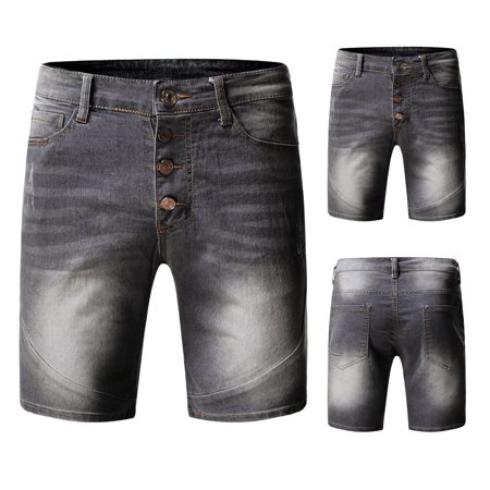 MHFRRA Mens Jeans Bootcut Men s Summer Loose Hole Nostalgic Retro High Street Pants Jeans Size XL