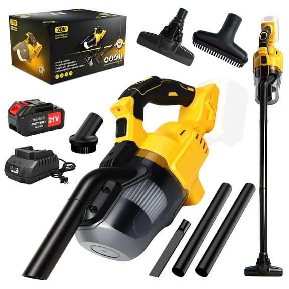 Cordless Vacuum for Makita 20V Battery, 3-in-1 Handheld Electric Vacuum with LED Light and 500W Motor, Portable Vacuum for Car Floor Carpet