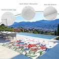 thumbnail image 3 of Independence Day Outdoor Rug for Patio/Deck/Porch, Non-Slip Large Area Rug 4 x 6 Ft, 4th of July Red Blue Stars Patriotic Indoor Outdoor Rugs Washable Area Rugs, Reversible Camping Rug Carpet Runner, 3 of 8