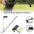 thumbnail image 2 of Golf Swing Training Aid, Golf Trainer Helper Swing Master Lastic Golf Swing Practice Rope Shoulder Turn Golf Swing Trainer With Storage Bag For Beginners, 2 of 6