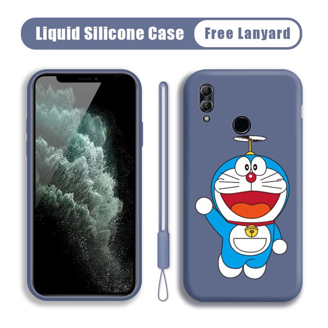 Carcasa Para Huawei Honor 10 Lite/P Smart 2019 De Dibujos Animados Doraemon Softcase Para Niñas Niños Silicona Líquida Cubierta Completa A Prueba De Golpes