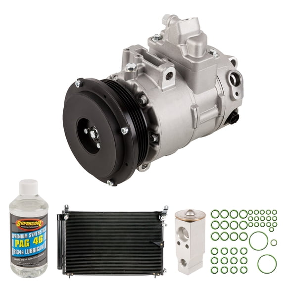 For Lexus LS430 2004 2005 2006 A/C Kit w/ AC Compressor Condenser & Drier - BuyAutoParts