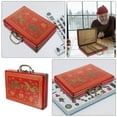 thumbnail image 5 of Lidded Mahjong Storage Box Mahjong Set Storage Case Gift Wrapping Box for Mahjong, 5 of 6