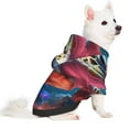 thumbnail image 2 of Sikiie Colorful Ocean Sea Turtle Dog Hoodie,Dog Clothes,Dog Sweatshirt ,Dog Shirt, Dog Clothes for Puppy Kitten Small Dogs Cats-Medium, 2 of 7