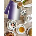 thumbnail image 4 of Gray Purple Kitchen Dish Towels for Drying Dishes Set of 4, Modern Gradient Geometric Waffle Weave Microfiber Hand Tea Bathroom Towels Quick Dry & Absorbent Towel 15.7x23.6, 4 of 7