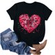 thumbnail image 5 of Blusas de Manga Corta para las Mujeres Divertida Impresión Cuello Redondo Camiseta Vintage, Blusas de Primavera para las Mujeres, 5 of 8