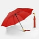 thumbnail image 4 of Paraguas plegable de viaje con mango en forma de pato, protección solar, impermeable, para Rojo, 4 of 9