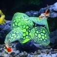 thumbnail image 3 of Unique Bargains Aquarium Simulation Coral Silicone Fluorescent Coral Glow Ornaments Fish Tank 2.36"x3.15" Yellow, 3 of 7