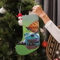thumbnail image 5 of Defioc Butterfly Landing On Head Dumpy Frog for Christmas Stockings 18" Personalized Holiday Stocking for Family, Farmhouse Decor, Xmas Tree Decoration, 1 Pack, 5 of 7