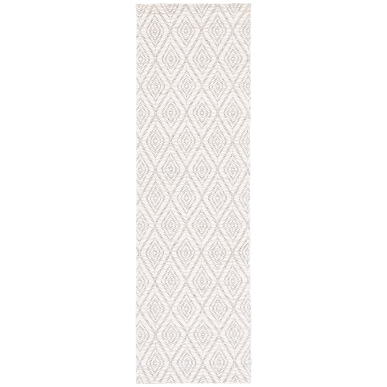 SAFAVIEH Marbella Winston Diamond Area Rug, Light Blue/Ivory, 3' x 5'
