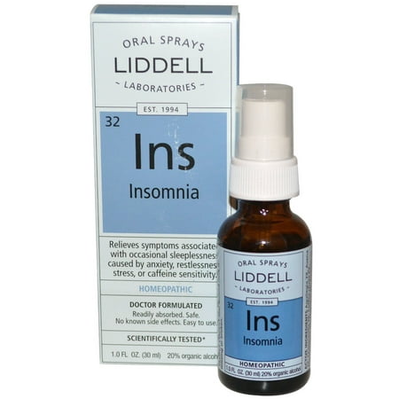 Liddell Laboratories Insomnia, 1 Oz (Best Homeopathic Remedy For Insomnia)