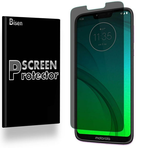 Fit For Motorola Moto G7 Supra (2019 Release) [2-Pack BISEN] Privacy Anti-Spy Screen Protector, Privacy Film To Keep Your Screen Secret, Anti-Scratch, Anti-Fingerprint