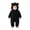 Black, variant on Toddler Kids Winter Clothes,Cute Warm Solid Color Long Sleeved Zipper Hooded Jumpsuit Rompers,Kids Essentials
