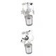 thumbnail image 1 of Portavelas Giratorio de Metal de 2 Piezas, Portavelas para Mesa, Navidad, Boda, Decoración Del Hogar Estilo A, 1 of 9