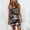 Camouflage, variant on Icuanyi Womens Dresses Women Casual V-Neck Sleeveless Bandage Stripe Printing Loose Vest Sling Dress