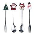 thumbnail image 2 of Juego de Cubiertos Navideños Brillantes para Mesas Festivas 2 piezas, 2 of 8