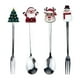 thumbnail image 1 of Juego de tenedor, cuchara y café navideño de 4 piezas, cucharas y tenedores de degustación, vajilla para el Día de San Valentín, cubiertos para azúcar, 1 of 7