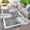 Gray White, variant on ZACOO 8'x10' Reversible Frame Leaf Outdoor Rug, Waterproof UV Resistant Patio Mat for RV Deck Balcony, Gray White