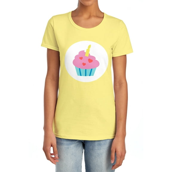 Care Bears: Unlock the Magic Birthday Bear Belly Women's T Shirt, Banana, Medium