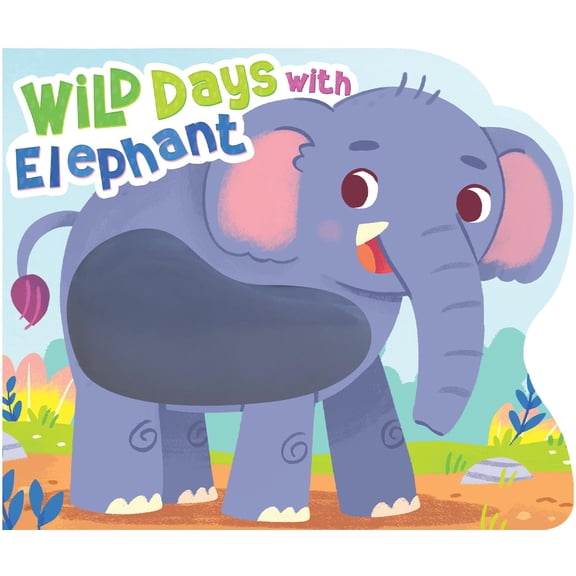 Pre-Owned Wild Days with Elephant - Touch and Feel Board Book - Sensory Board Book (Touch & Feel Sensory Board Books for Baby & Toddler Time) (Unknown) 1960009826 9781960009821