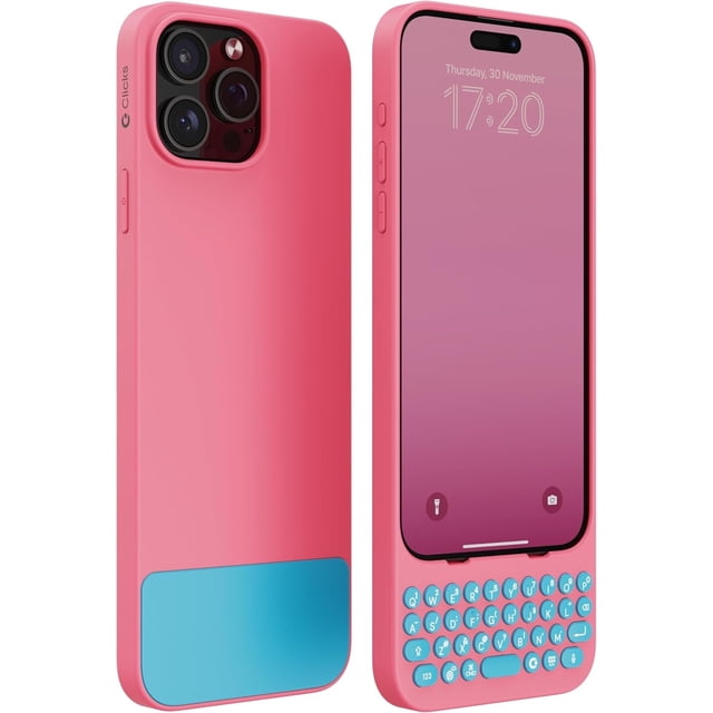 Teclado para iPhone 15 Pro Max – Funda para Teclado para una Experiencia de Escritura Premium – Escritura Más Rápida y Precisa, Carga de Forma Normal – Miami Beach
