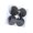 Black, variant on LAIQIEN 1 Box Soft Flocking Ball Ornaments Christmas Tree Hanging Decorations Bulk Set